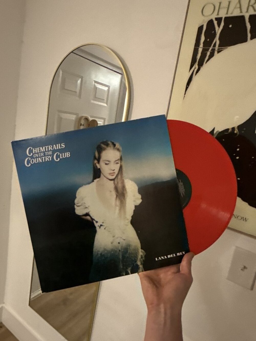 Lana Del Rey “Chemtrails Over the Country Club” Red Vinyl LP + Poster/Insert +